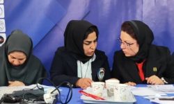 قضاوت داور ممتاز لرستانی در رقابت های سوپر لیگ کاراته بانوان کشور
