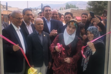 مدرسه سهکلاسه خیرساز در روستای چم مورت معمولان افتتاح شد